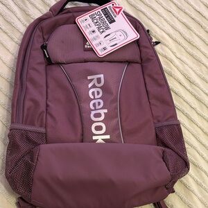 NWT Purple Reebok Sparrow Backpack.
